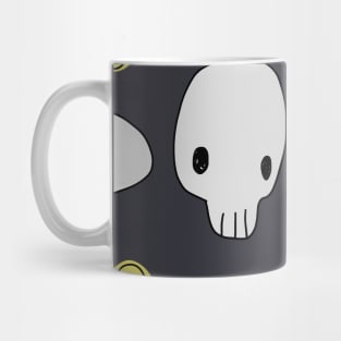 Skulls and flowers Mug